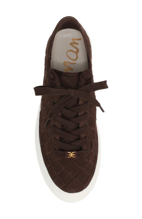 Sam Edelman Poppy Woven Sneaker In Brown