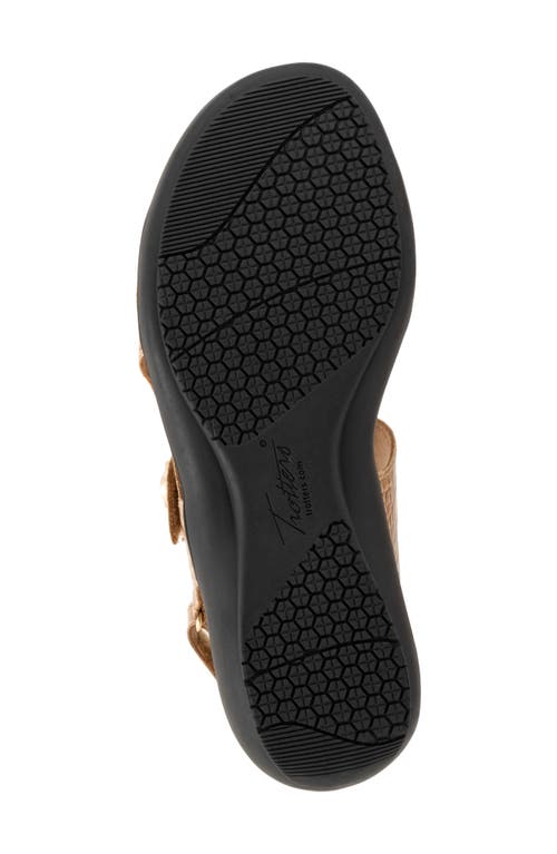 Trotters Romi Croco Slingback Sandal In Luggage