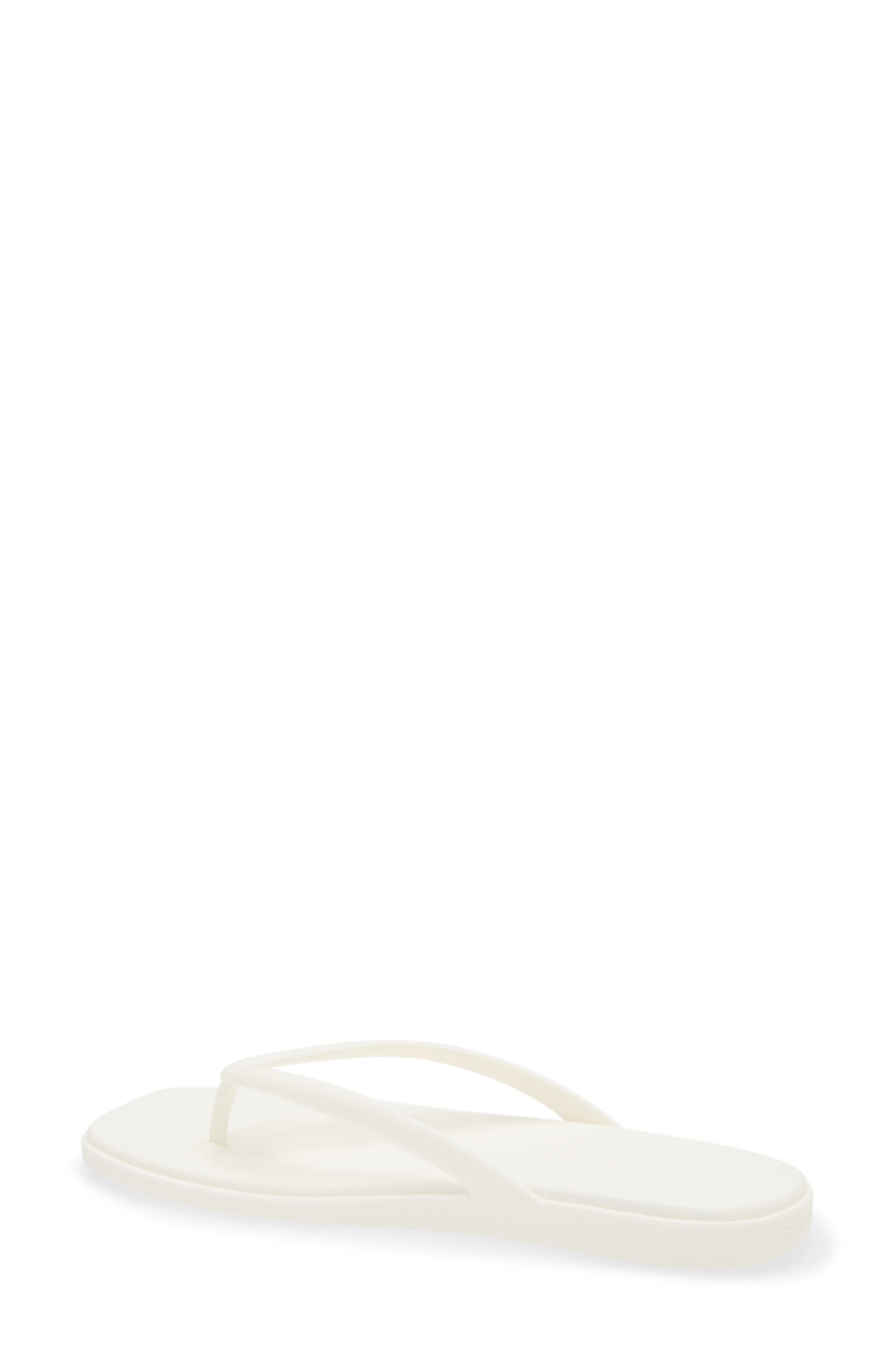 CROCS Miami Flip Flop, Alternate, color, Chalk