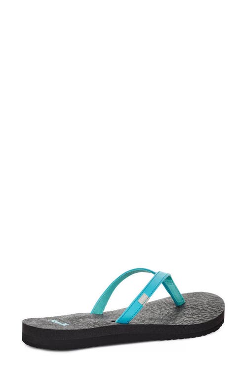 Sanuk Yoga Spree 4 Flip Flop In Blue