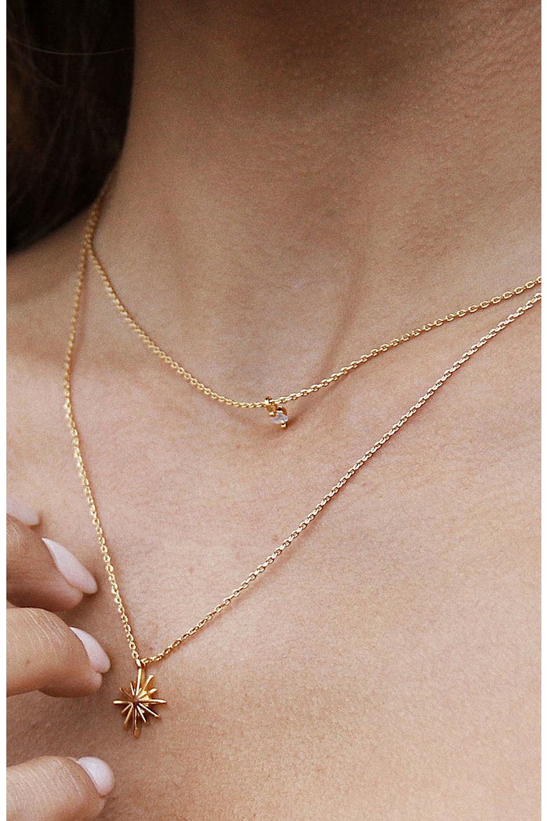 Celestial Layered Necklace, Alternate, color, GOLD