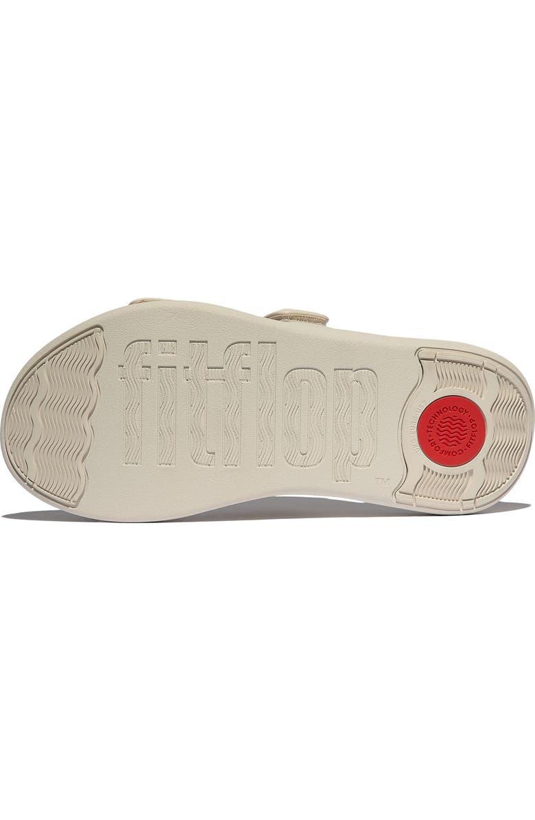 FitFlop F-Mode Go Adjustable Platform Slide Sandal, Alternate, color, Paris Beige