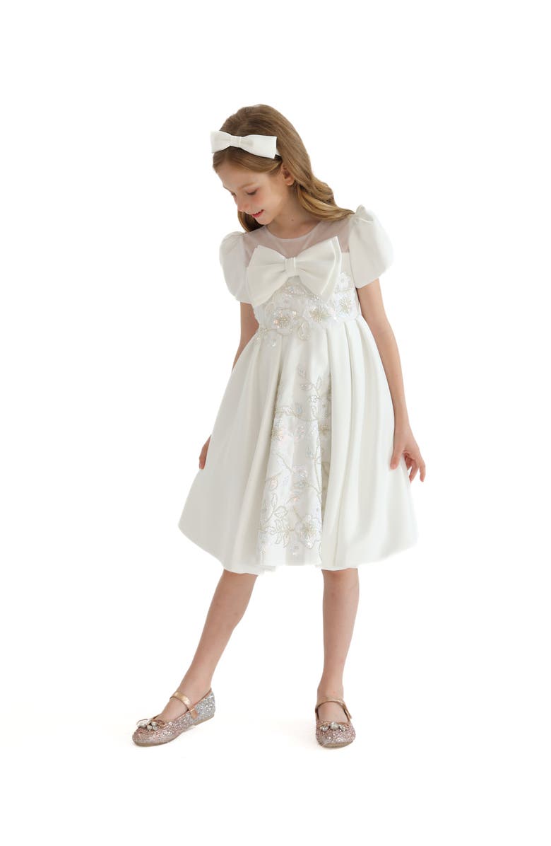 Tulleen Leona Dress, Alternate, color, Ivory