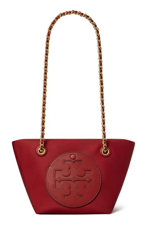 Authentic good Tory Burch large red crossbody