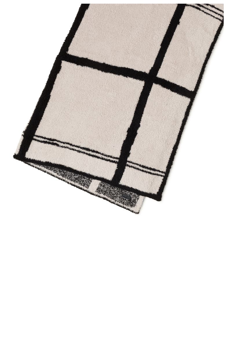 CozyChic™ Grid Plaid Throw Blanket, Alternate, color, STONE/ BLACK