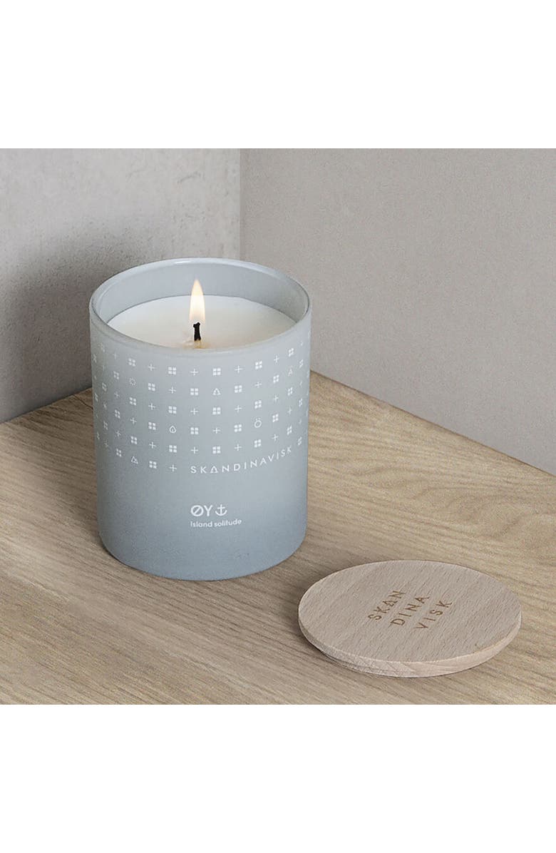 SKANDINAVISK ØY Scented Candle 200g, Alternate, color, Green