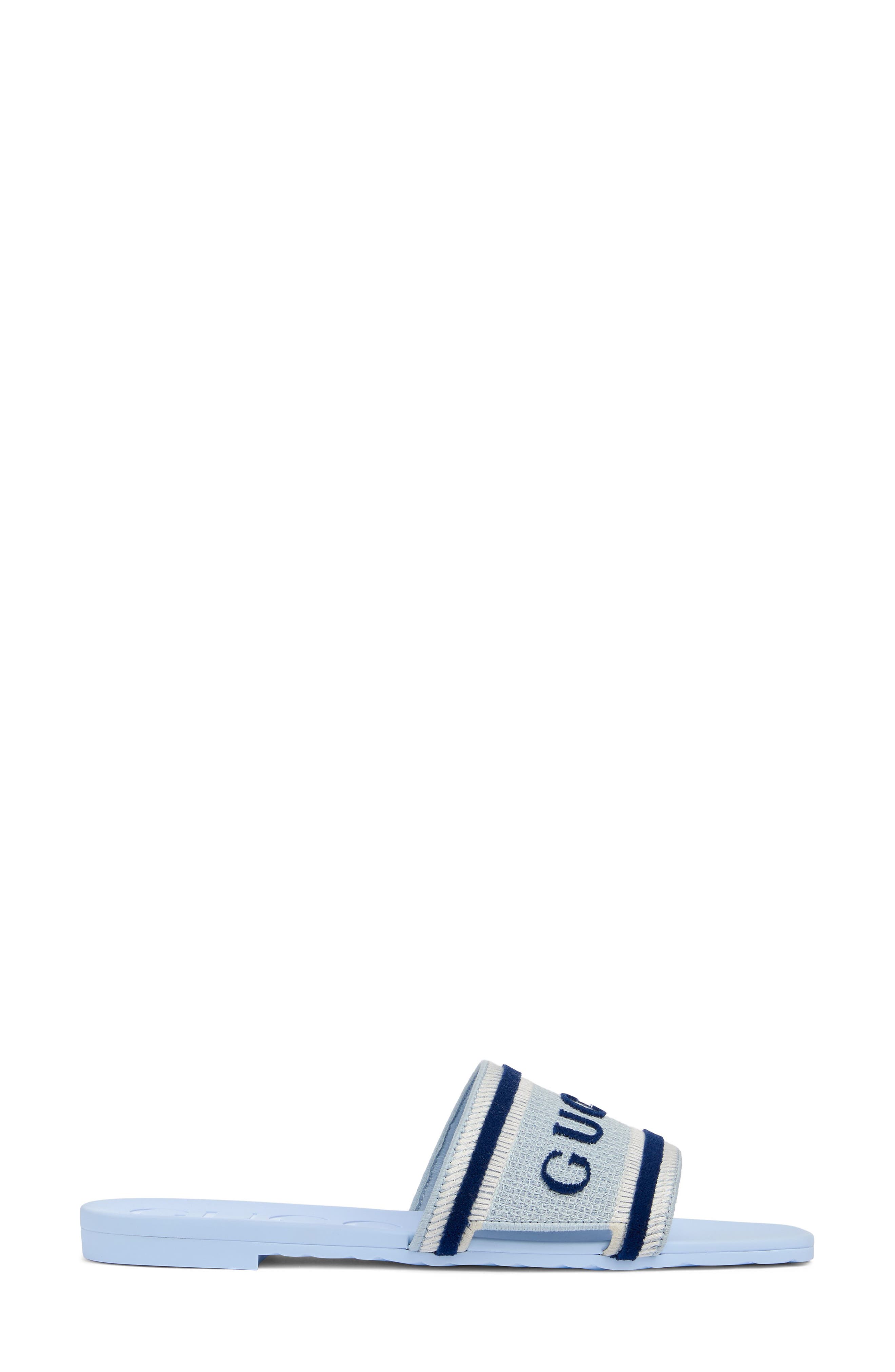 Gucci Luna Slide Sandal, Alternate, color, Blue