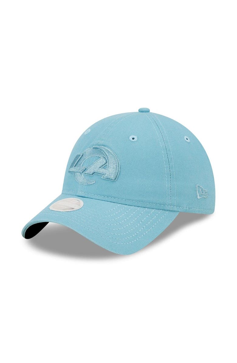 New Era Women's New Era Light Blue Los Angeles Rams Core Classic 2.0 Tonal 9TWENTY Adjustable Hat, Main, color, 