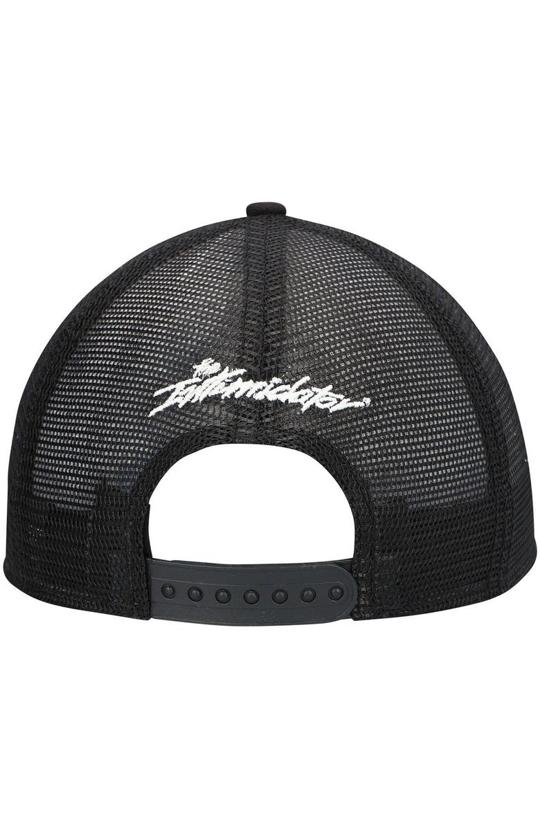 New Era Men's New Era Black Dale Earnhardt Big E Legends 9FORTY A-Frame Trucker Snapback Hat, Alternate, color, Black