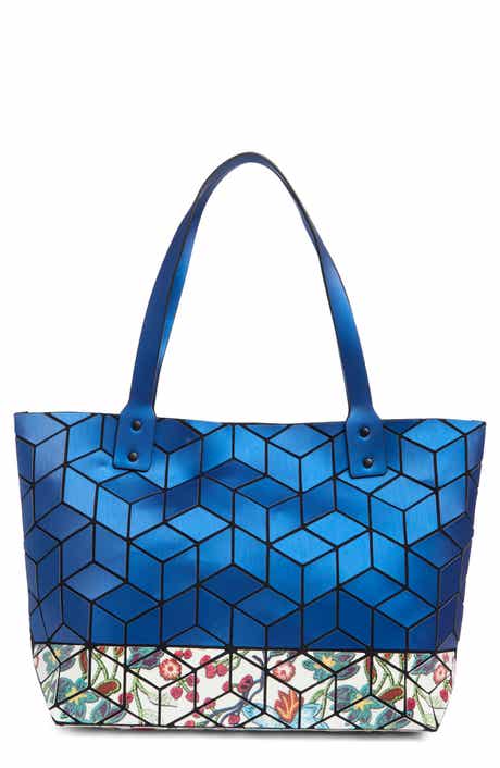 PATRIZIA LUCA Two Tone Geo Tote Bag