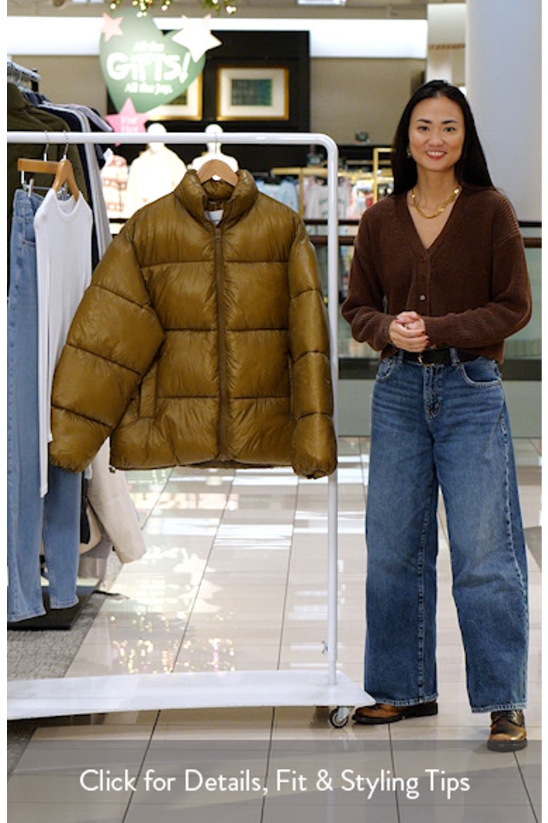 High Shine Puffer Coat video