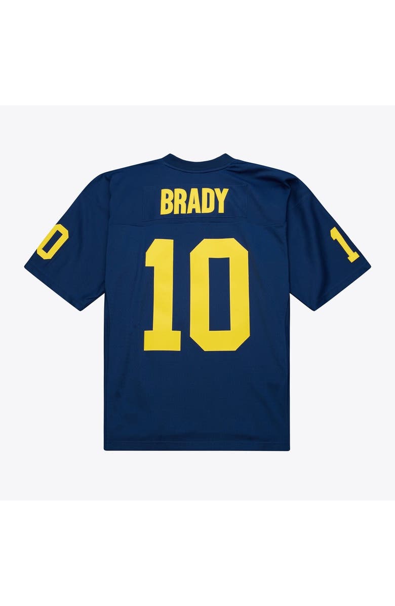 Mitchell & Ness Men's Mitchell & Ness Tom Brady Navy Michigan Wolverines 1999 College Vault Jersey, Alternate, color, Navy