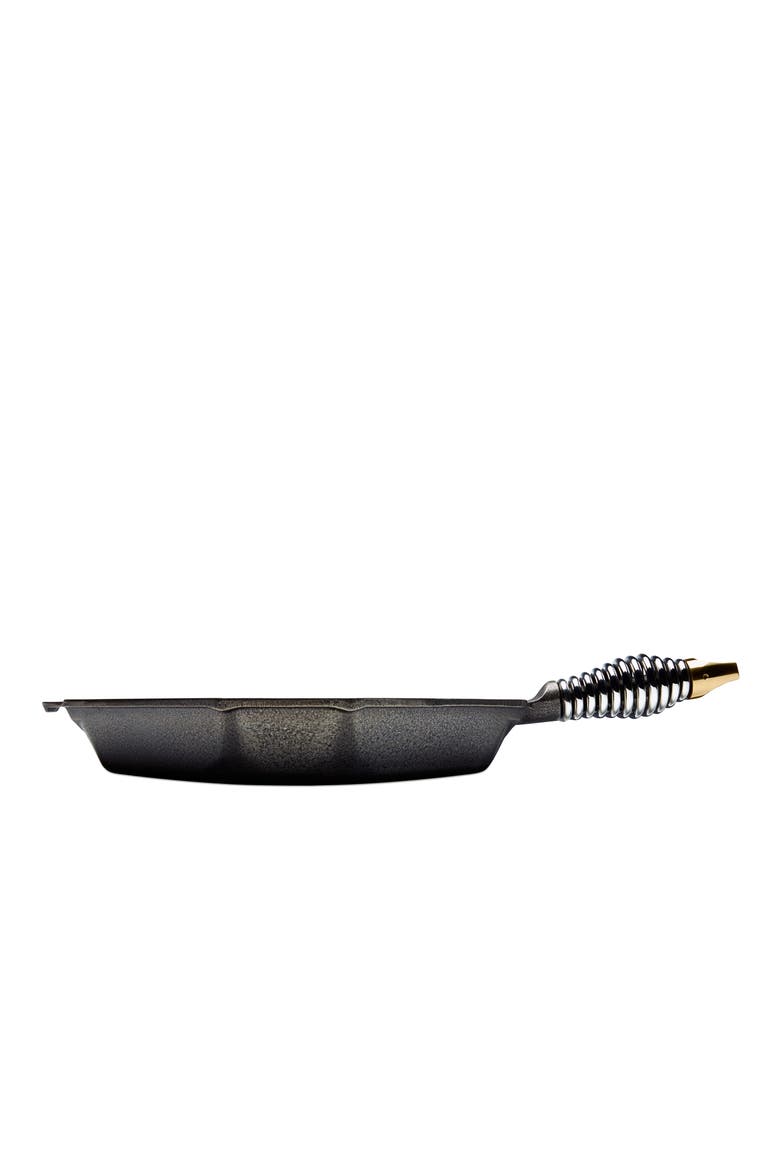 10-Inch Cast Iron Grill Pan, Alternate, color, BRONZE