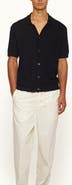Orlebar Brown Tiernan Classic Fit Capri Collar Mercerised Cotton Shirt