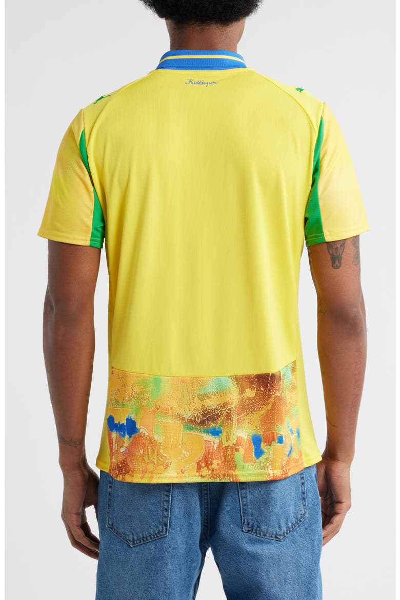 x KidSuper MSFC Replica Jersey, Alternate, color, YELLOW-FAST GREEN
