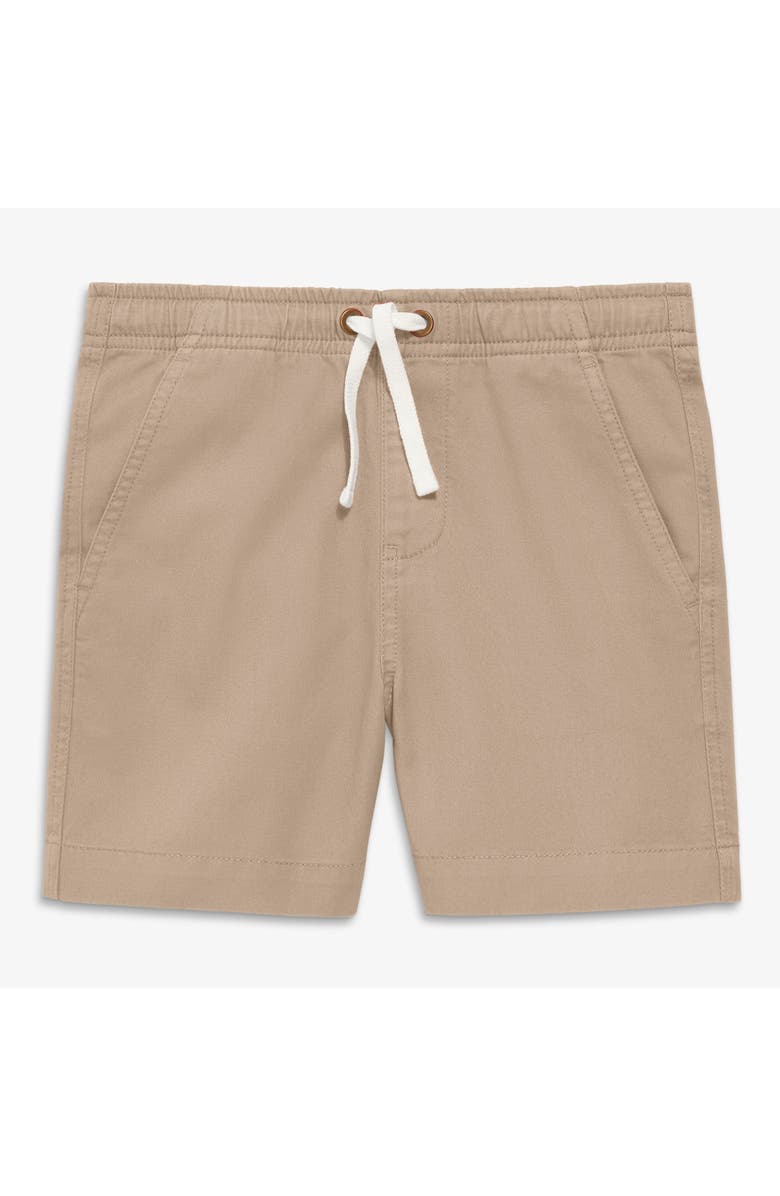 Primary Kids Stretch Chino Drawstring Short, Main, color, Light Khaki