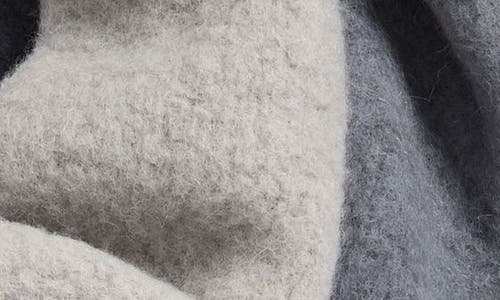 Jacquemus L'écharpe Moisson Alpaca Blend Fringe Scarf In Gray