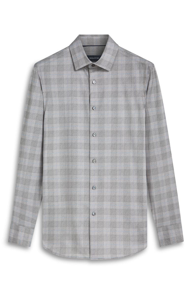 Bugatchi James OoohCotton<sup>®</sup> Plaid Button-Up Shirt, Alternate, color, 