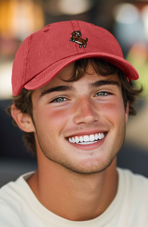 DALIX DALIX DACHSHUND EMBROIDERED DAD CAP