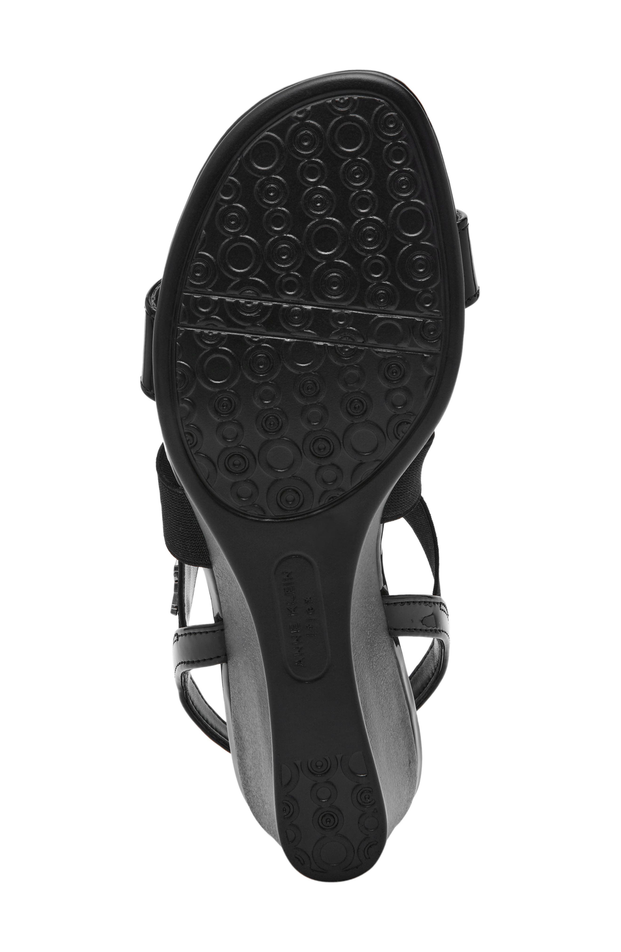Anne Klein Bellamy Wedge Sandal, Alternate, color, 