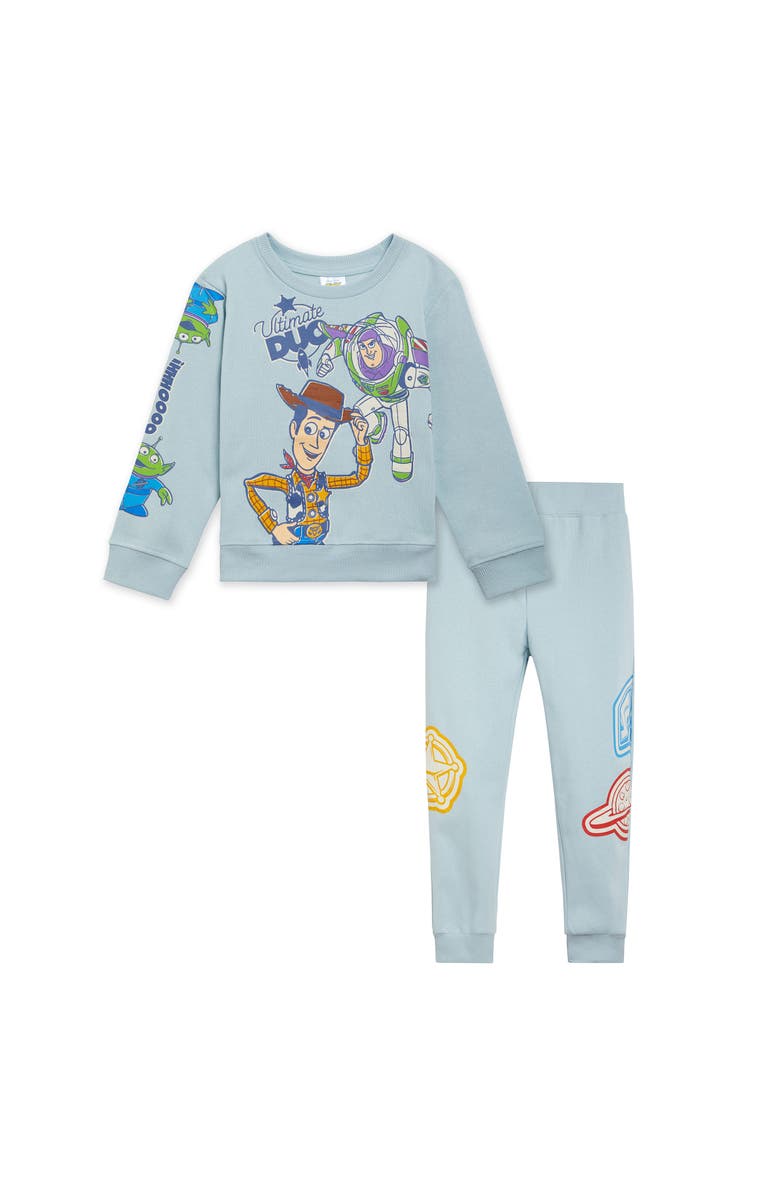 Disney Pixar Fleece Sweatshirt and Pants Set, Main, color, Toy Story Blue