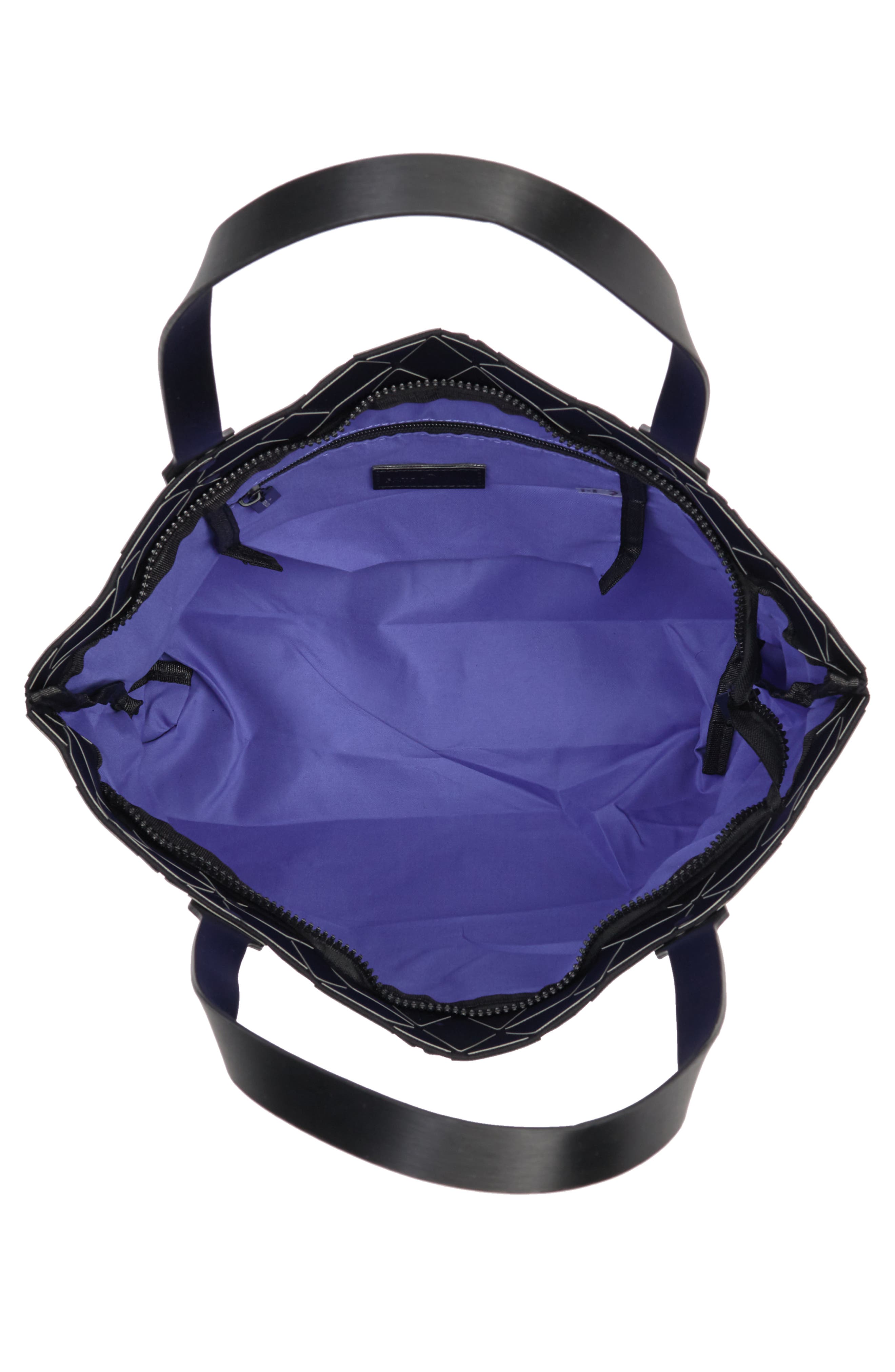 PATRIZIA LUCA Two Tone Geo Tote Bag, Alternate, color, M.black/ Silver