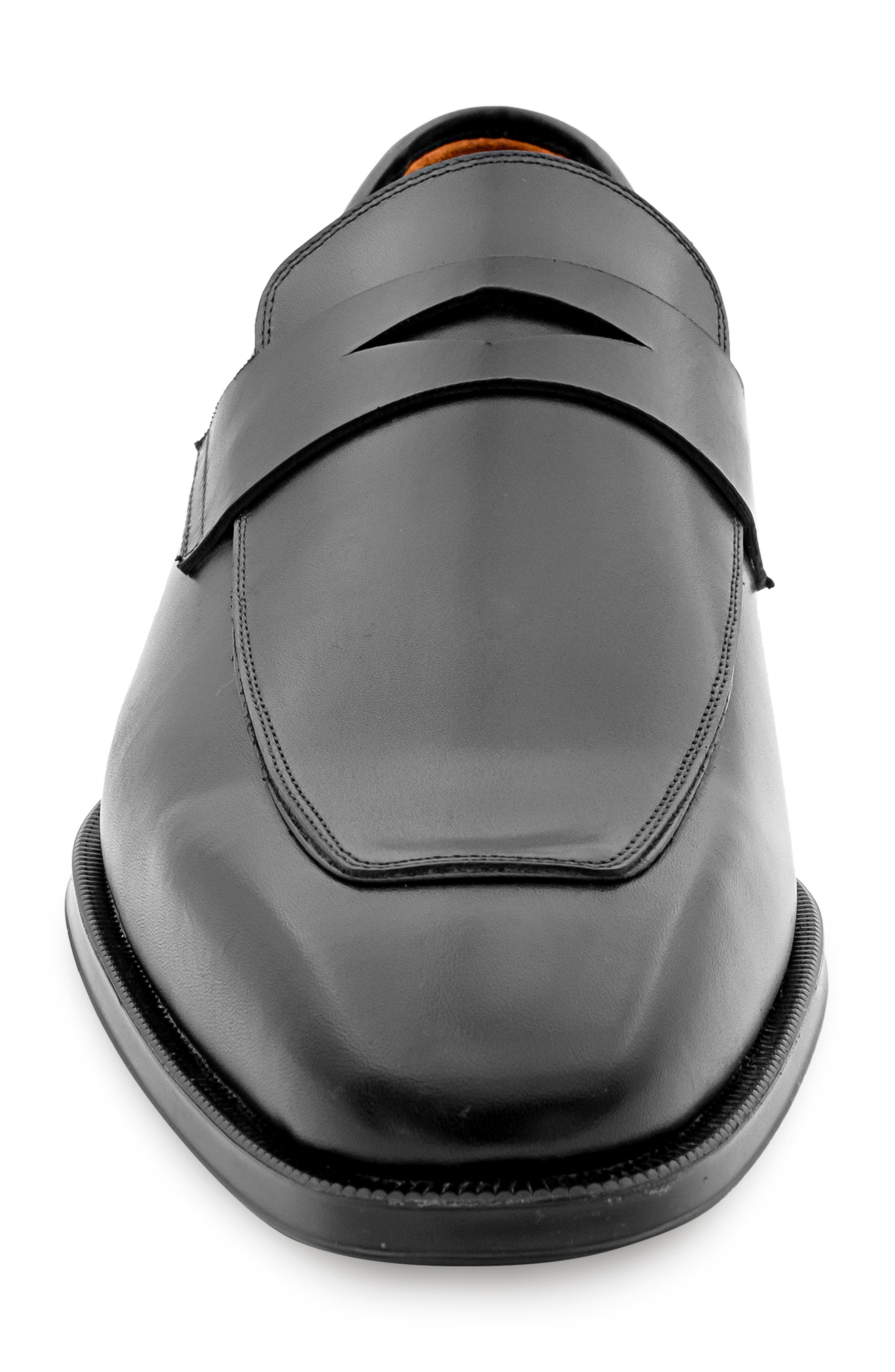 Mezlan Avenue Penny Loafer, Alternate, color, Black