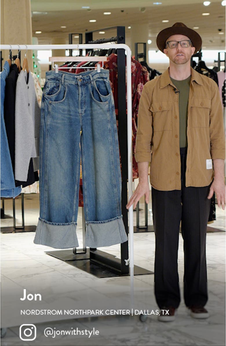 Final Countdown Cuffed Wide Leg Jeans, sales video thumbnail