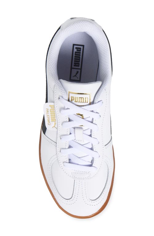 Shop Puma Palermo Elevata Platform Sneaker In White-gum