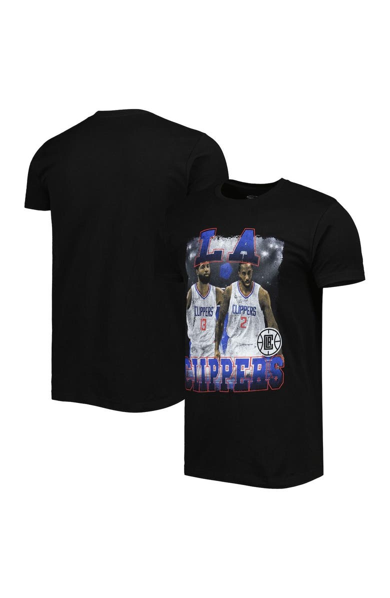 Stadium Essentials Unisex Stadium Essentials Kawhi Leonard & Paul George Black LA Clippers Player Duo T-Shirt, Main, color, Black