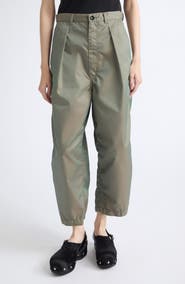Tao Comme des Garçons Pleated Twill Crop Pants