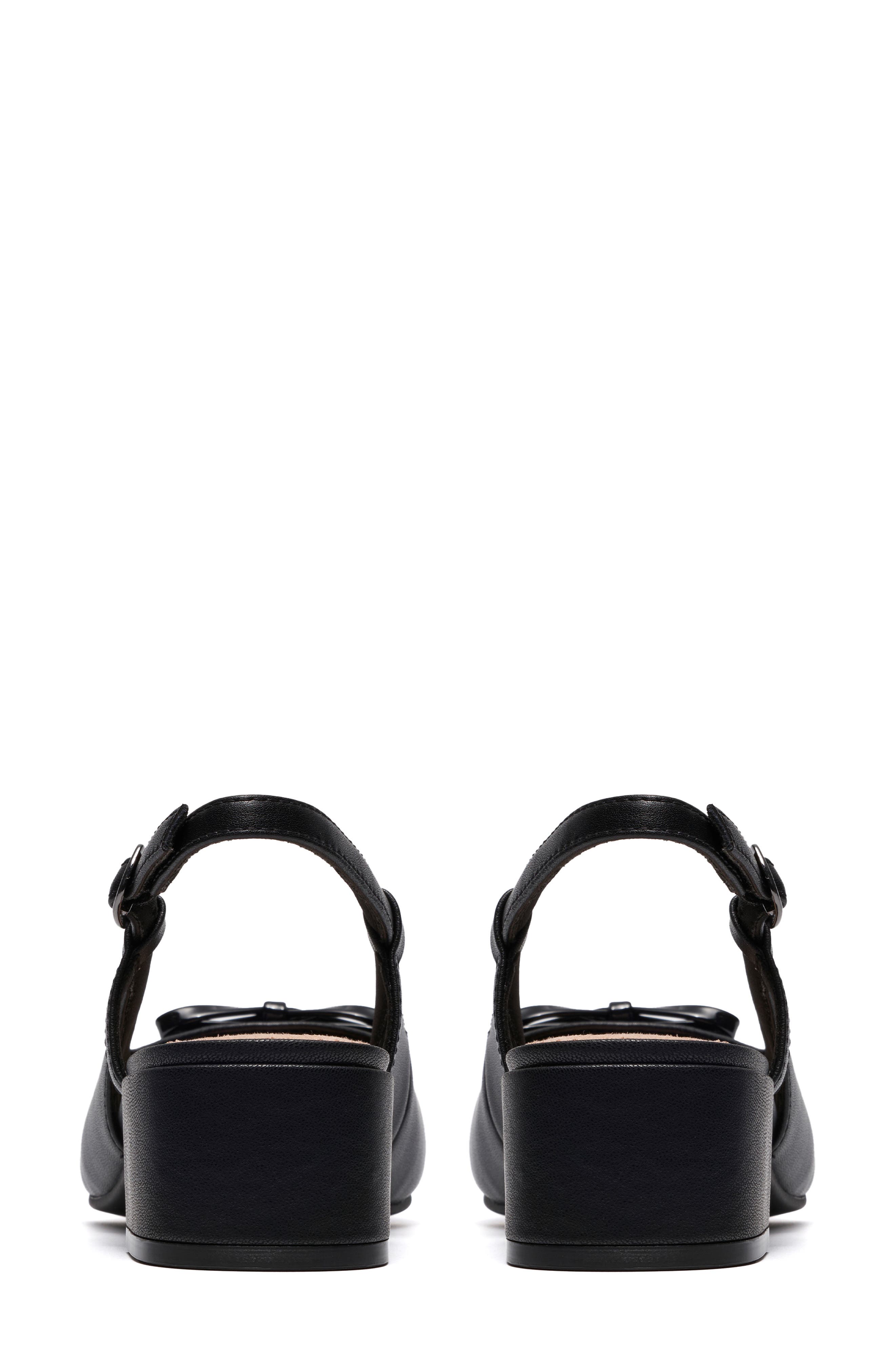 Clarks<sup>®</sup> Iridessa Slingback Pump, Alternate, color, Black Leather