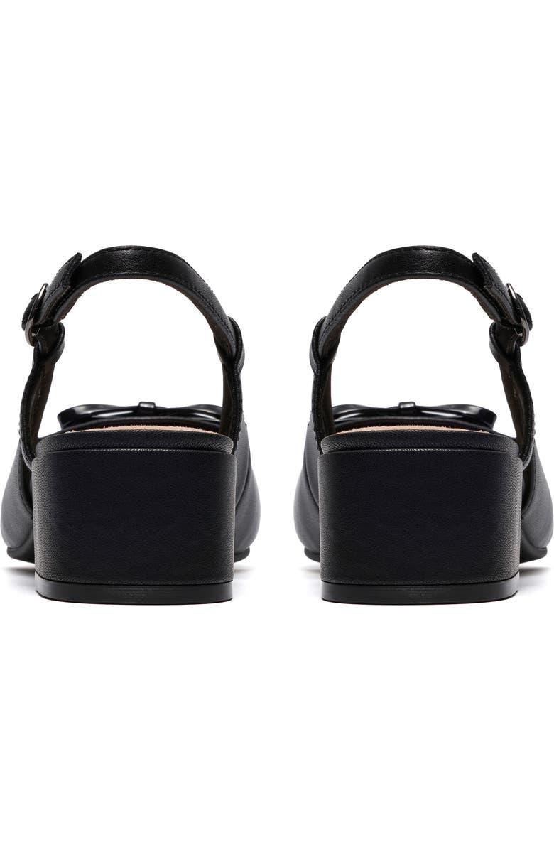 Clarks<sup>®</sup> Iridessa Slingback Pump, Alternate, color, Black Leather