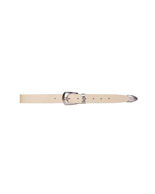 Black Suede Studio Neve Belt In Neutral