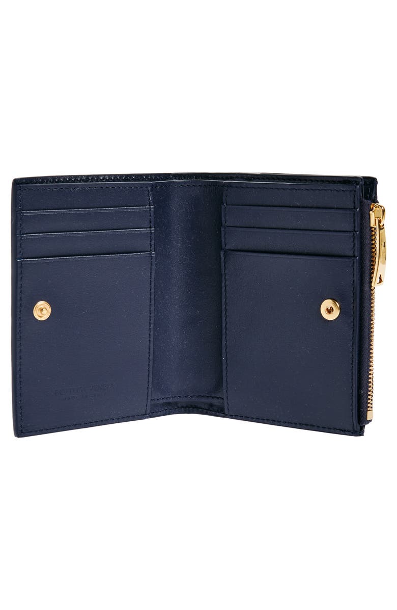 Bottega Veneta Small Intrecciato Bifold Zip Wallet, Alternate, color,