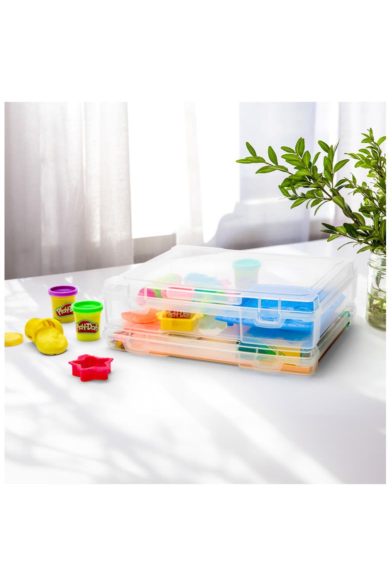 Portable Project Case 9-Piece Set, Alternate, color, CLEAR