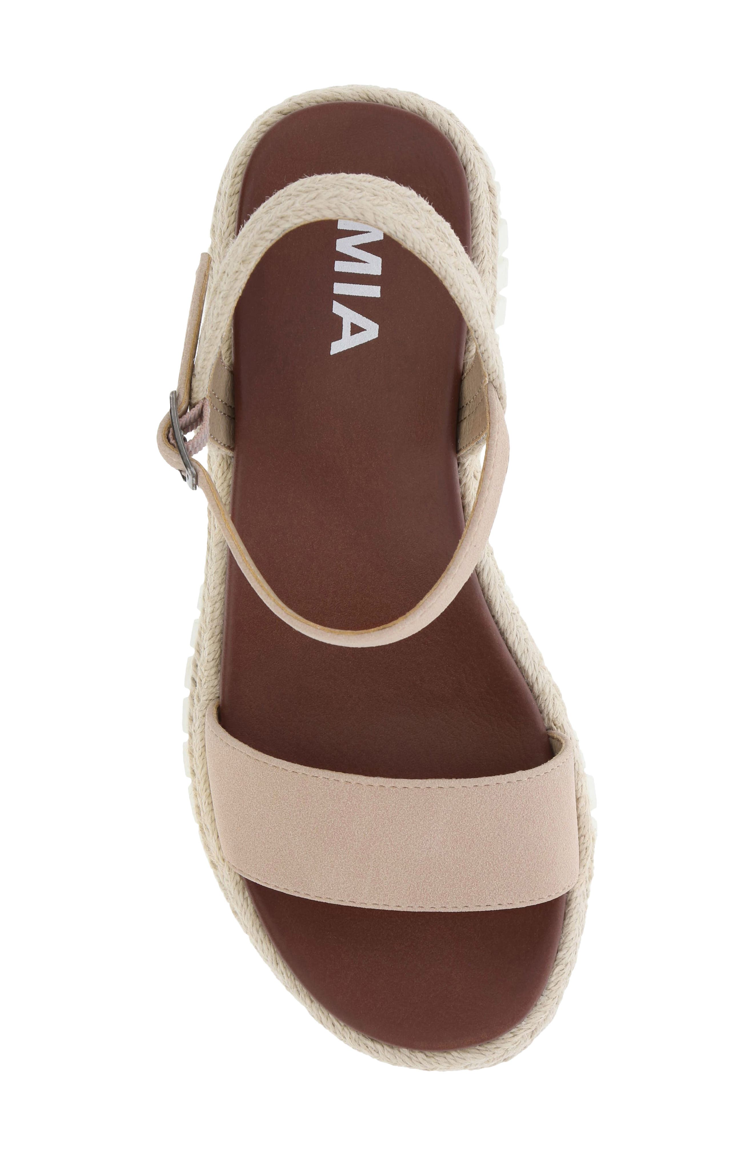 Yanis Ankle Strap Platform Wedge Sandal, Alternate, color, BLUSH