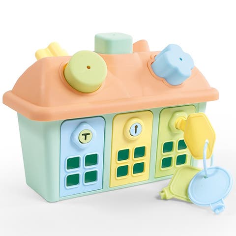 Shape Sorter, Sweet Cottage, 9 Piece Sort & Play Toy, Kids 12mo+