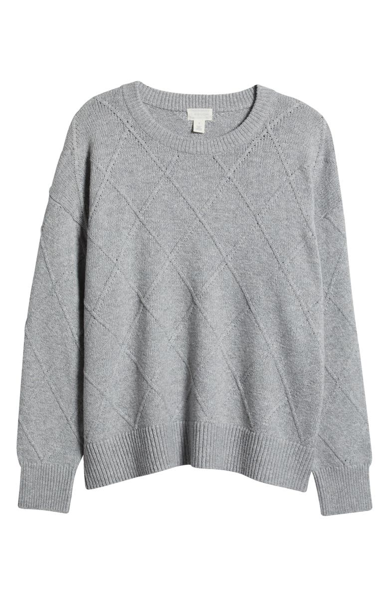 Caslon<sup
®</sup
Diamond Pattern Sweater, Alternate, color,