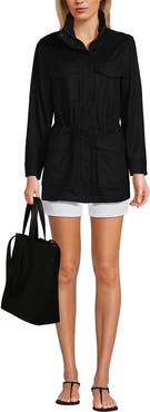 Lands' End Faux Leather Tote