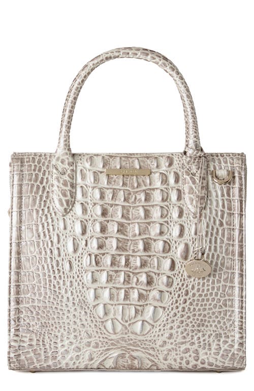 Brahmin Small Caroline Croc Embossed Leather Satchel
