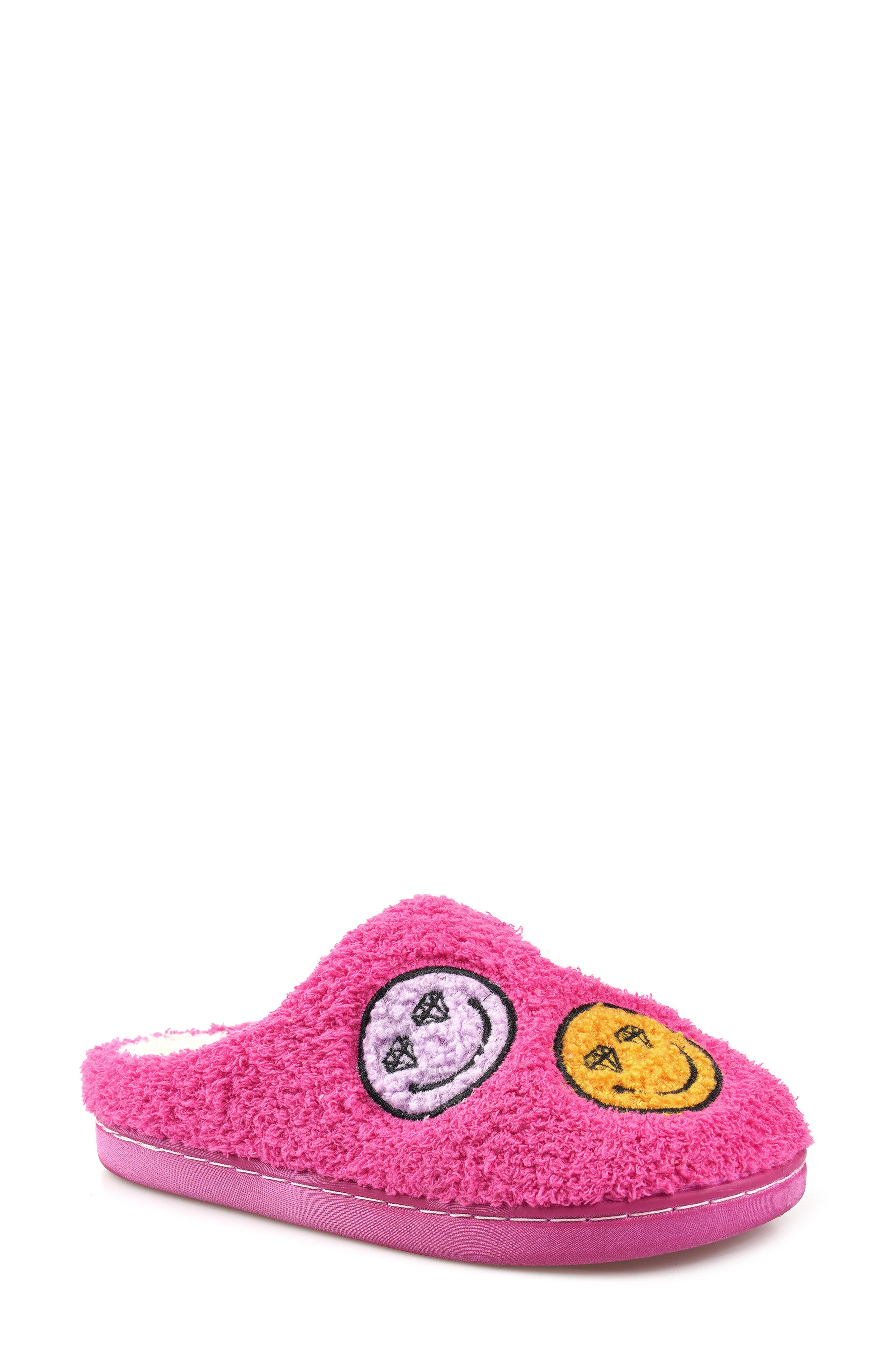 ROCK AND CANDY Scuff Slipper, Main, color, Fuschia Fabric - Fusfb