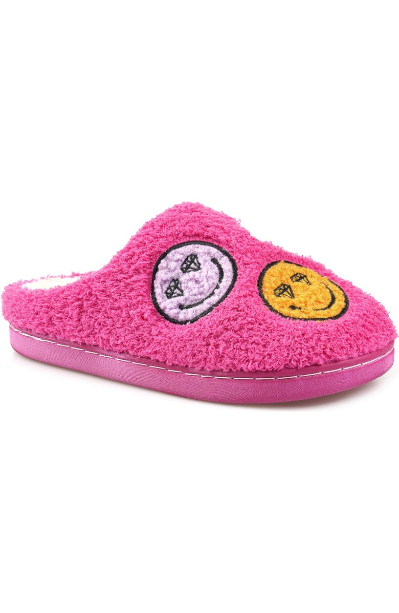 ROCK AND CANDY Scuff Slipper, Main, color, Fuschia Fabric - Fusfb