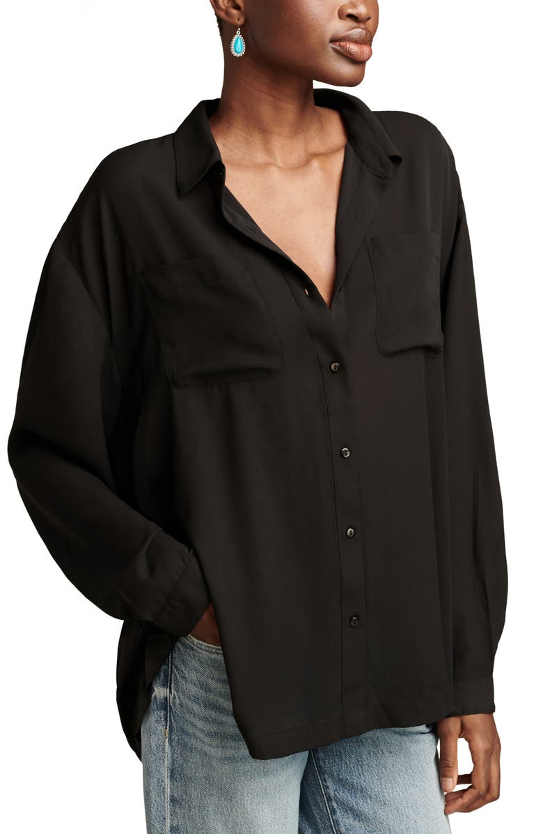 Lucky Brand Pleated Back Shirt, Alternate, color, 