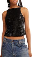 Free People James Sequin Apron Tank