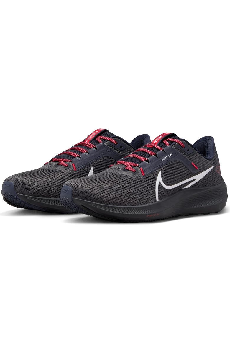 Nike Unisex Nike Anthracite Houston Texans Zoom Pegasus 40 Running Shoe, Alternate, color,