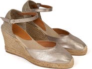 Penelope Chilvers Metallic Espadrille Wedge