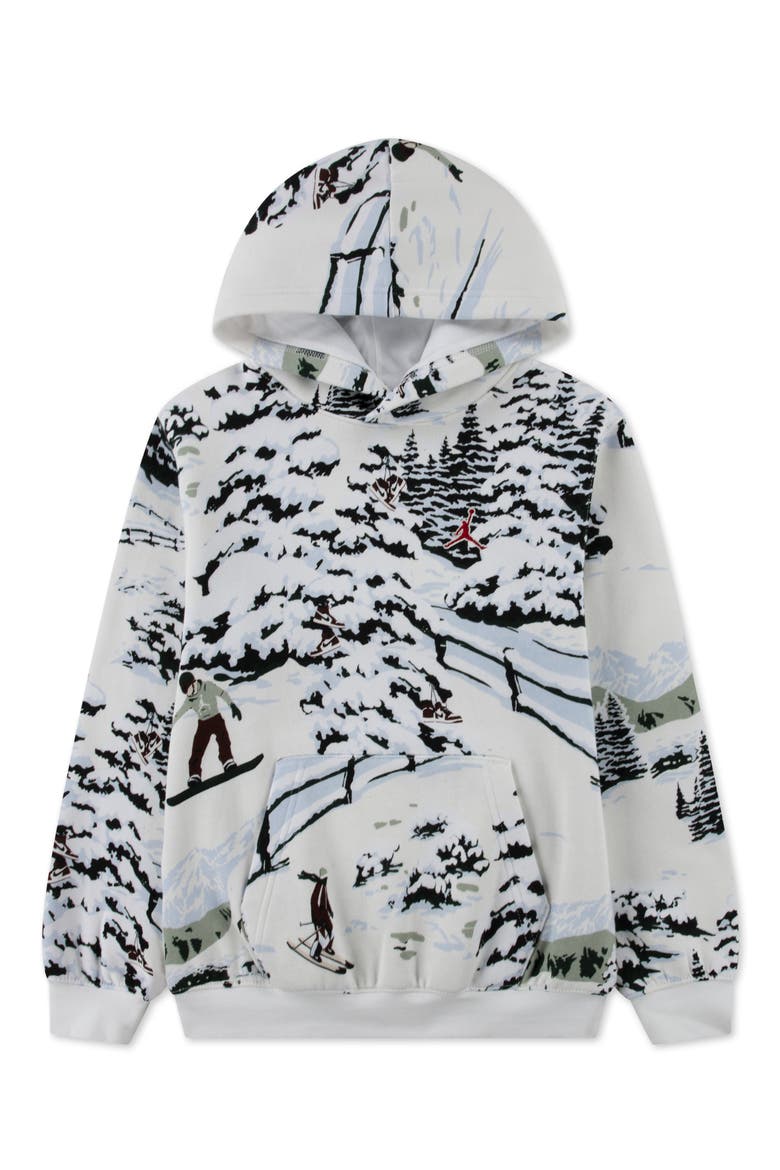 Jordan Kids' Brooklyn Holiday Fleece Hoodie (Men) | Nordstrom