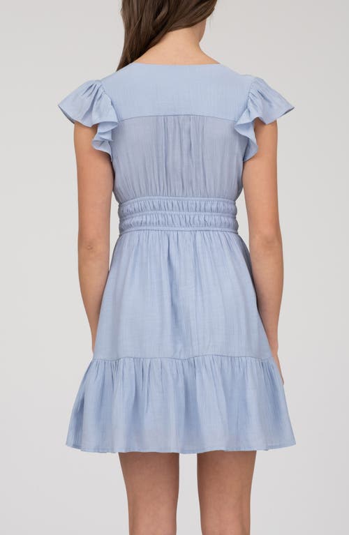 BLU PEPPER BLU PEPPER TIERED MINIDRESS