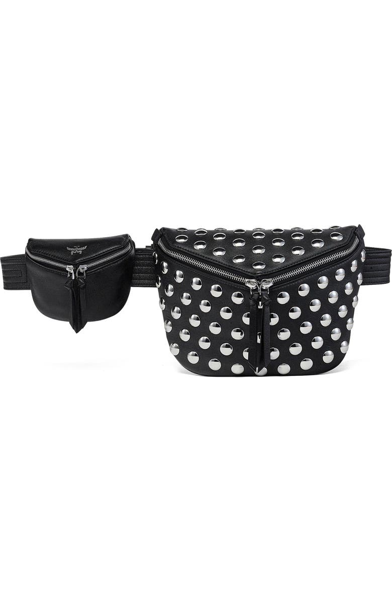 MCM Diamant 3D Belt Bag in Galactic Gala Lamb Leather, Main, color,